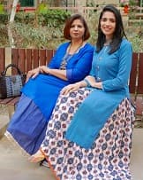 Prerna Chhabra with mother