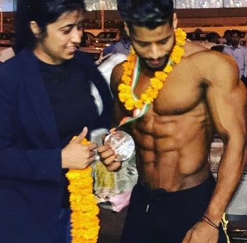 abhishek yadav bodybuilder mother